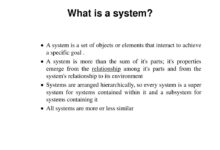 system one